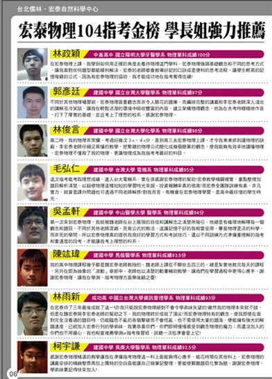 陳竑瑋的上榜心得