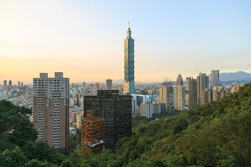 台北101夕照