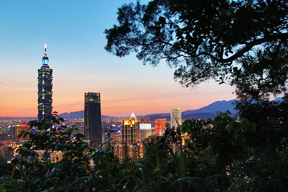台北101夕陽